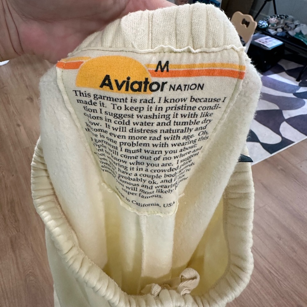 Aviator Nation Yellow Sweatpants